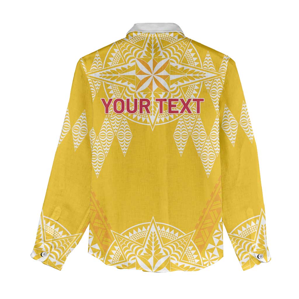 Personalised Anastasis College Women Casual Shirt Tonga Ngatu Pattern LT05 - Polynesian Pride