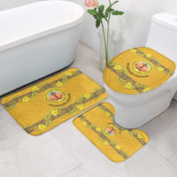 Tonga Anastasis College Bathroom Set Tongan Ngatu Kupesi Pattern - Polynesian Pride