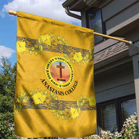 Tonga Anastasis College Garden Flag Tongan Ngatu Kupesi Pattern LT05 - Polynesian Pride