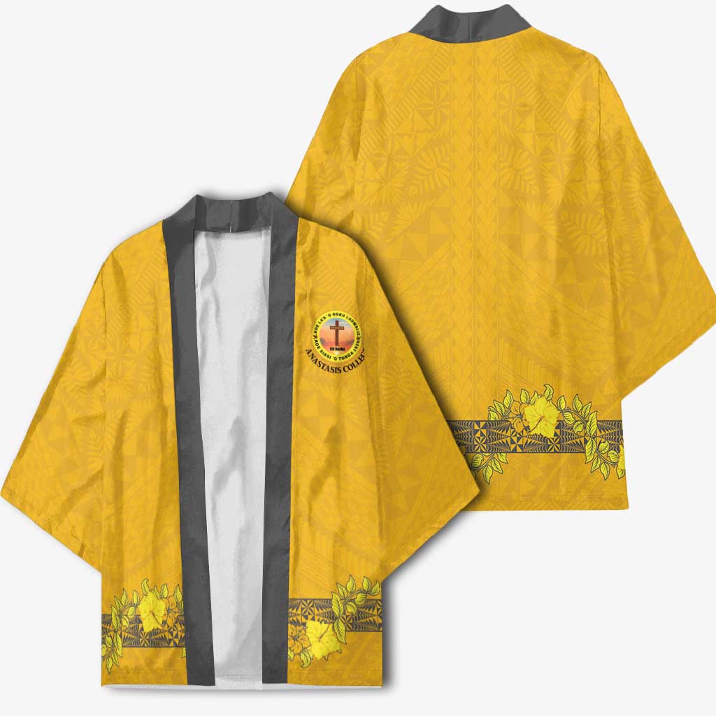 Tonga Anastasis College Kimono Tongan Ngatu Kupesi Pattern LT05 - Polynesian Pride