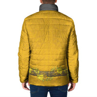 Tonga Anastasis College Padded Jacket Tongan Ngatu Kupesi Pattern - Polynesian Pride