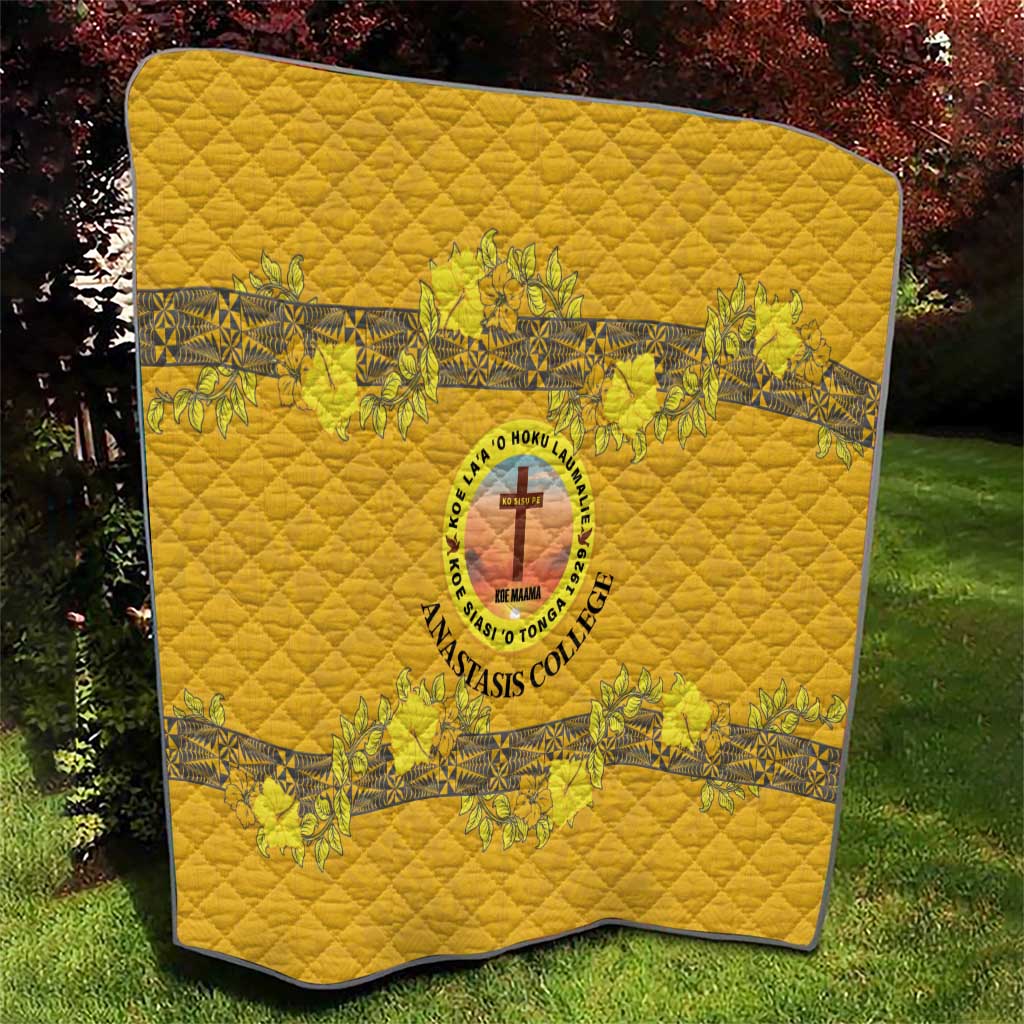 Tonga Anastasis College Quilt Tongan Ngatu Kupesi Pattern LT05 - Polynesian Pride
