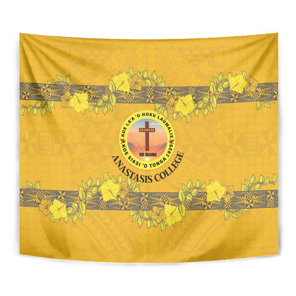 Tonga Anastasis College Tapestry Tongan Ngatu Kupesi Pattern LT05 - Polynesian Pride