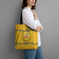 Tonga Anastasis College Tote Bag Tongan Ngatu Kupesi Pattern LT05 - Polynesian Pride