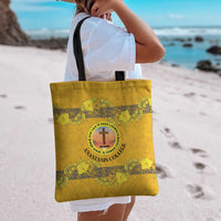 Tonga Anastasis College Tote Bag Tongan Ngatu Kupesi Pattern LT05 - Polynesian Pride