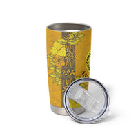 Tonga Anastasis College Tumbler Cup Tongan Ngatu Kupesi Pattern LT05 - Polynesian Pride