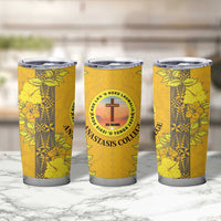 Tonga Anastasis College Tumbler Cup Tongan Ngatu Kupesi Pattern LT05 - Polynesian Pride