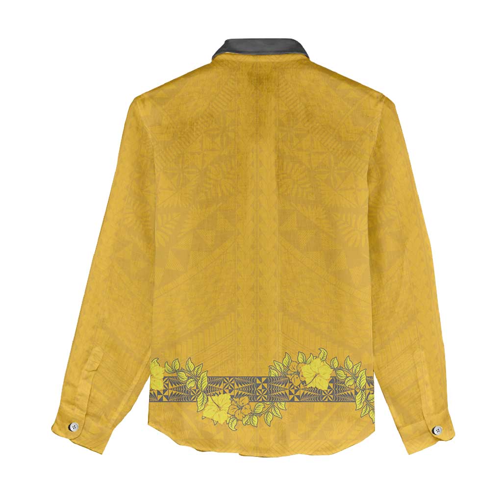 Tonga Anastasis College Women Casual Shirt Tongan Ngatu Kupesi Pattern LT05 - Polynesian Pride