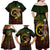 Personalised Vanuatu Custom Chiefs Day Family Matching Off Shoulder Maxi Dress and Hawaiian Shirt Pig Tusk Simple Style LT05 - Polynesian Pride