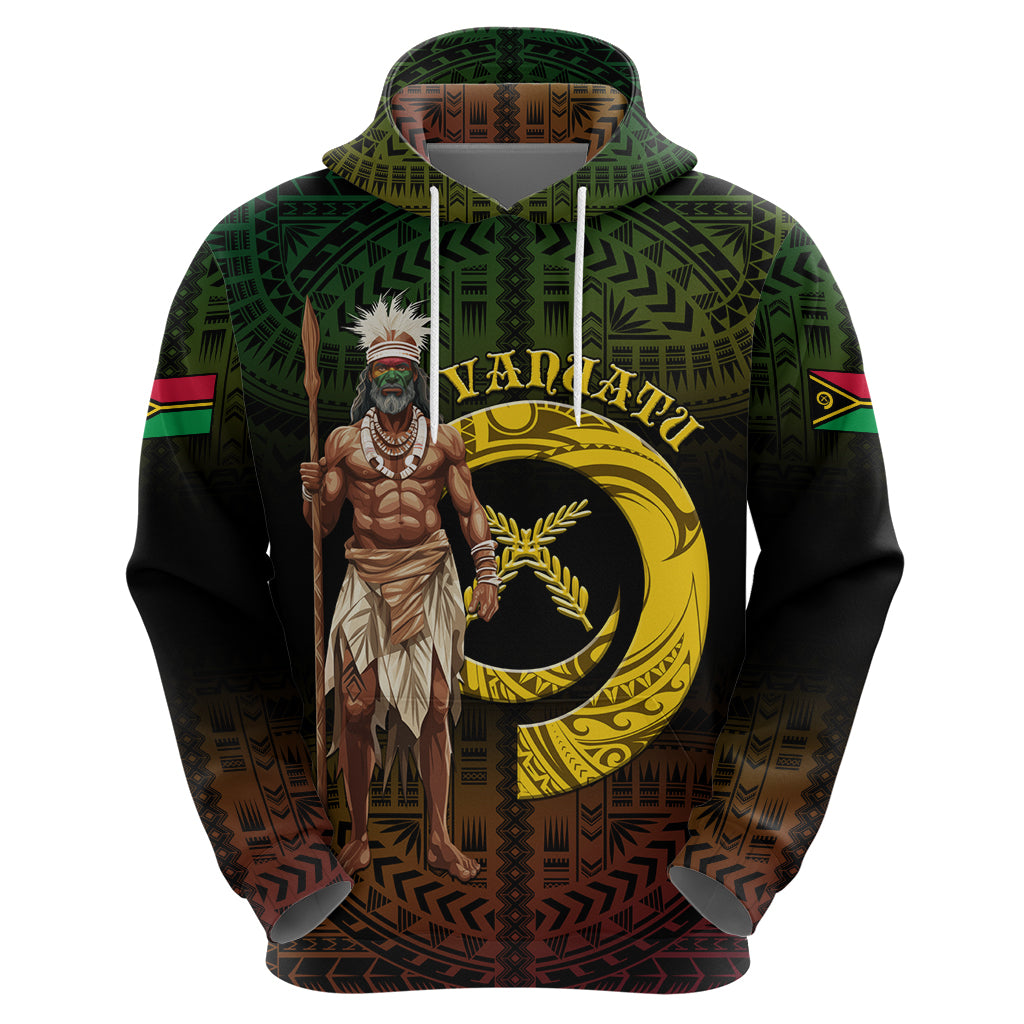 Personalised Vanuatu Custom Chiefs Day Zip Hoodie Pig Tusk Simple Style LT05 - Polynesian Pride