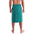 Cook Islands Lavalava Teal Hibiscus And Stars
