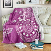 Cook Islands Blanket Fandango Hibiscus And Stars