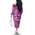 Cook Islands Family Matching Off The Shoulder Long Sleeve Dress and Hawaiian Shirt Fandango Hibiscus And Stars