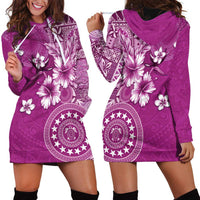 Cook Islands Hoodie Dress Fandango Hibiscus And Stars