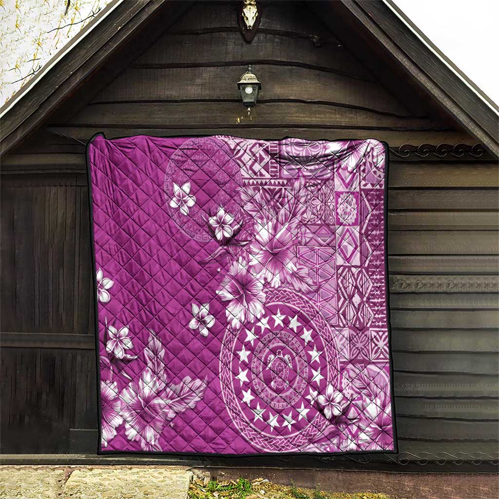 Cook Islands Quilt Fandango Hibiscus And Stars