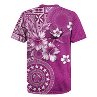 Cook Islands Rugby Jersey Fandango Hibiscus And Stars LT05 - Polynesian Pride