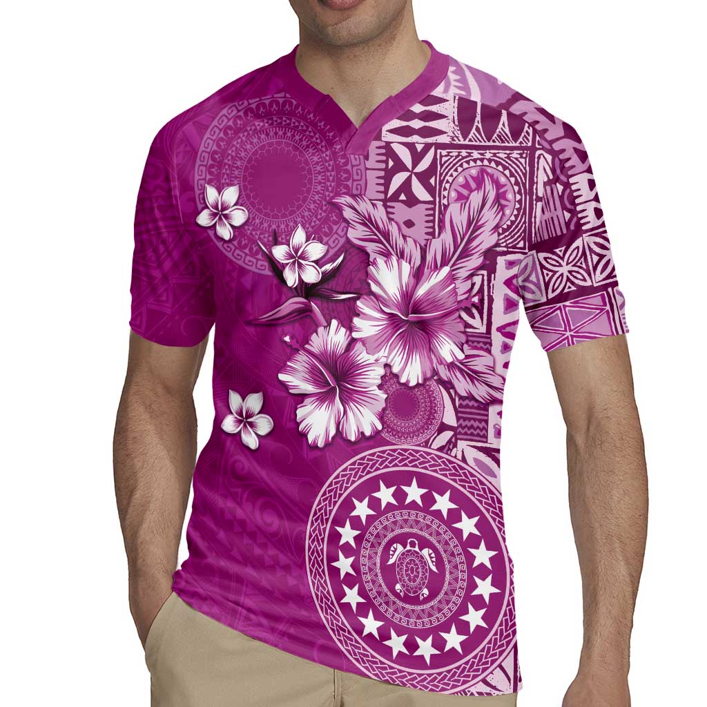 Cook Islands Rugby Jersey Fandango Hibiscus And Stars LT05 - Polynesian Pride