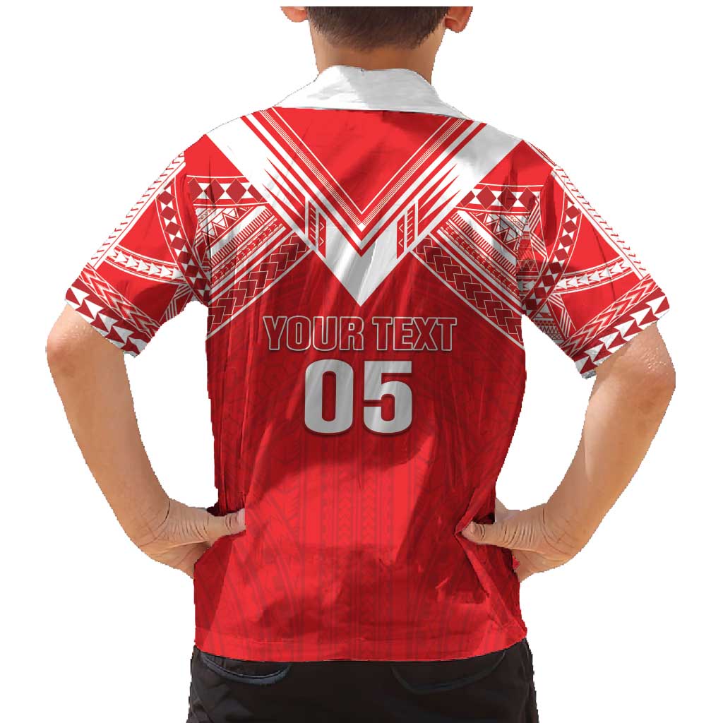 Custom Tahiti Football Family Matching Mermaid Dress and Hawaiian Shirt Coat Of Arms Polynesian Tribal Pattern LT05 - Polynesian Pride
