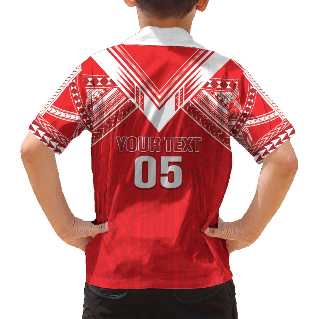 Custom Tahiti Football Family Matching Puletasi and Hawaiian Shirt Coat Of Arms Polynesian Tribal Pattern LT05 - Polynesian Pride