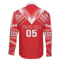Custom Tahiti Football Family Matching Short Sleeve Bodycon Dress and Hawaiian Shirt Coat Of Arms Polynesian Tribal Pattern LT05 - Polynesian Pride