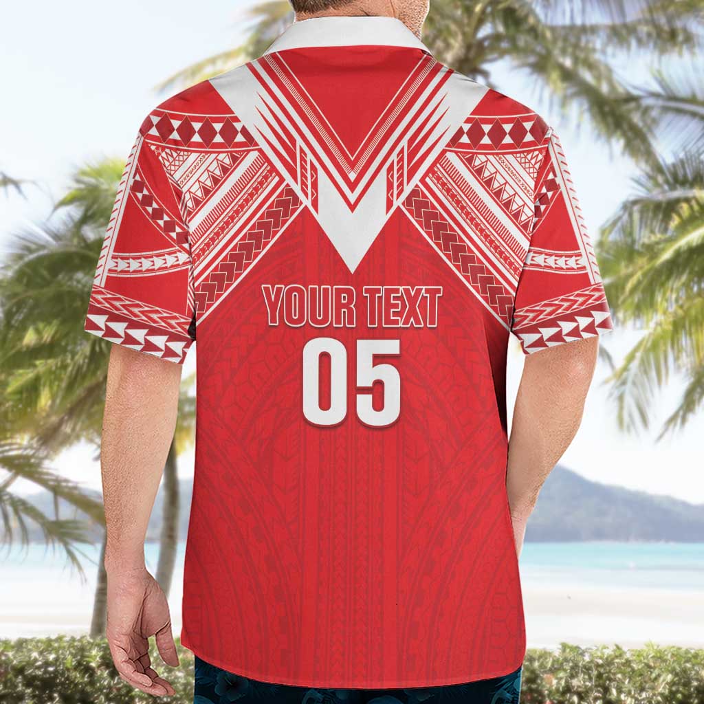 Custom Tahiti Football Hawaiian Shirt Coat Of Arms Polynesian Tribal Pattern LT05 - Polynesian Pride