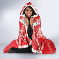 Tahiti Football Hooded Blanket Coat Of Arms Polynesian Tribal Pattern LT05 - Polynesian Pride