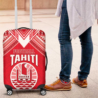 Tahiti Football Luggage Cover Coat Of Arms Polynesian Tribal Pattern LT05 Red - Polynesian Pride