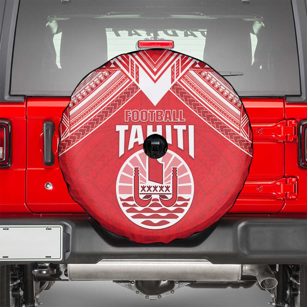 Tahiti Football Spare Tire Cover Coat Of Arms Polynesian Tribal Pattern LT05 - Polynesian Pride