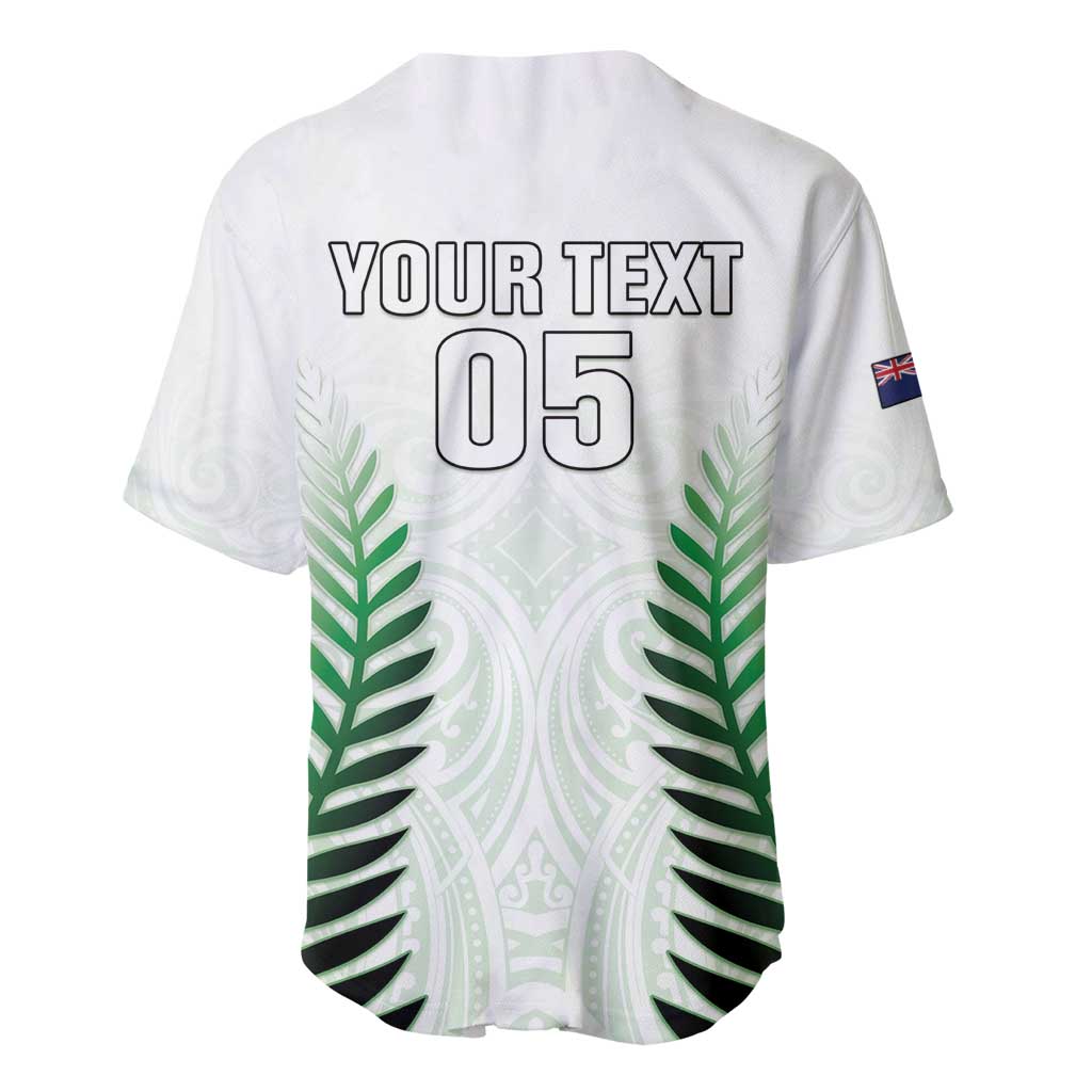 Custom New Zealand Fern Football Baseball Jersey Simple Style