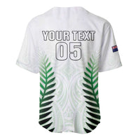 Custom New Zealand Fern Football Baseball Jersey Simple Style
