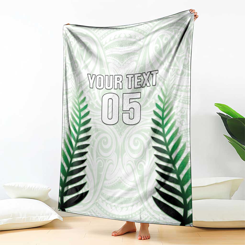 Custom New Zealand Fern Football Blanket Simple Style LT05 - Polynesian Pride