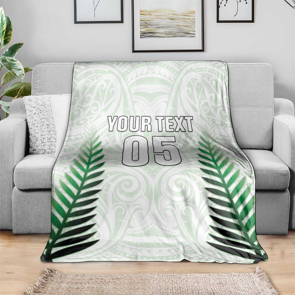 Custom New Zealand Fern Football Blanket Simple Style LT05 - Polynesian Pride