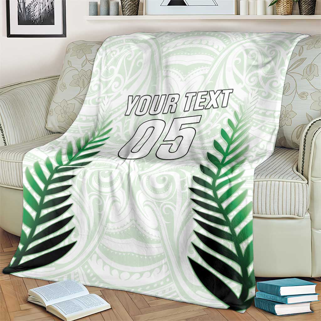Custom New Zealand Fern Football Blanket Simple Style LT05 - Polynesian Pride