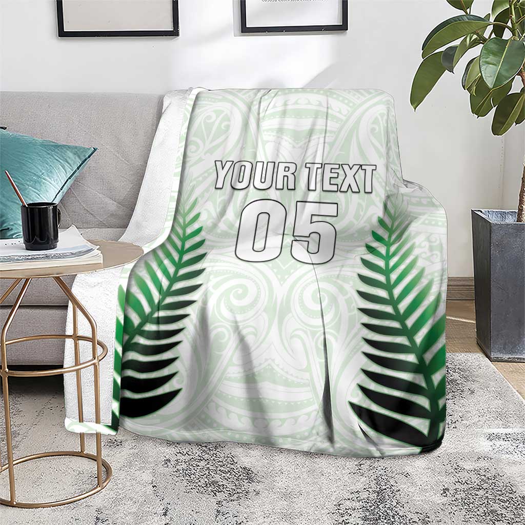 Custom New Zealand Fern Football Blanket Simple Style LT05 - Polynesian Pride