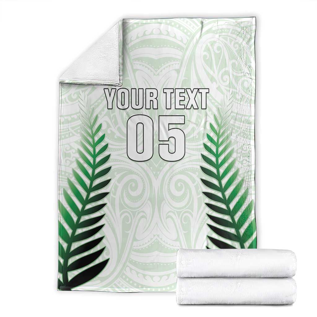 Custom New Zealand Fern Football Blanket Simple Style LT05 - Polynesian Pride