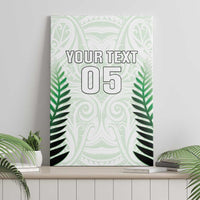 Custom New Zealand Fern Football Canvas Wall Art Simple Style