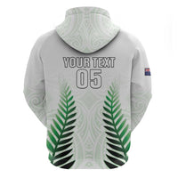 Custom New Zealand Fern Football Hoodie Simple Style