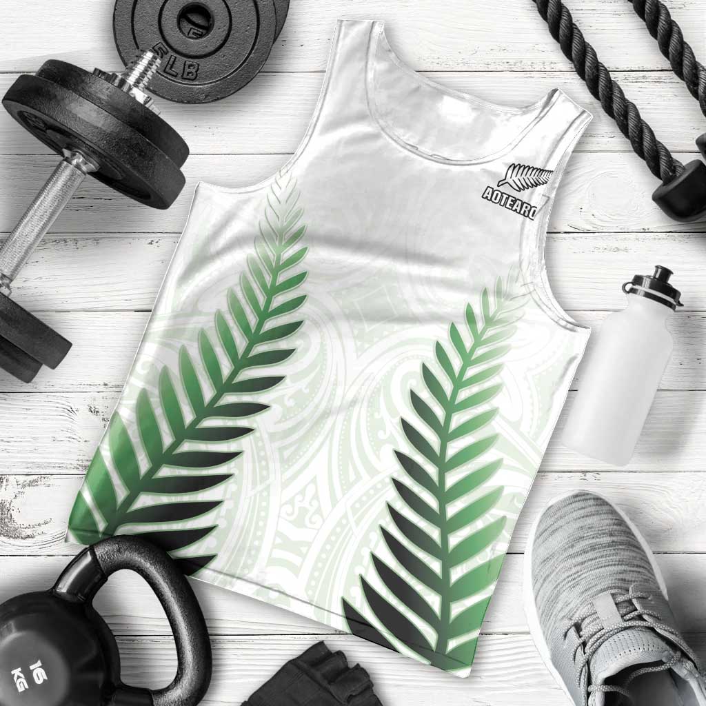 Custom New Zealand Fern Football Men Tank Top Simple Style
