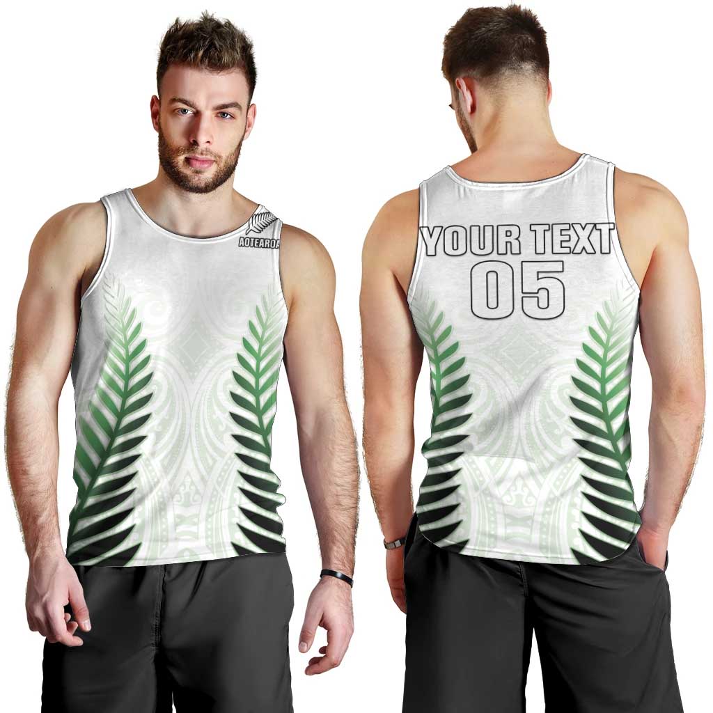 Custom New Zealand Fern Football Men Tank Top Simple Style