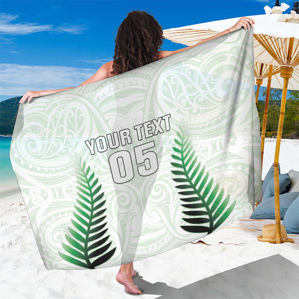 Custom New Zealand Fern Football Sarong Simple Style