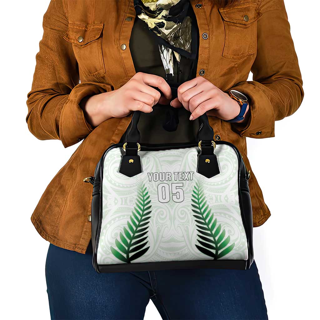 Custom New Zealand Fern Football Shoulder Handbag Simple Style