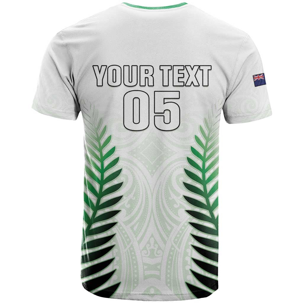 Custom New Zealand Fern Football T Shirt Simple Style