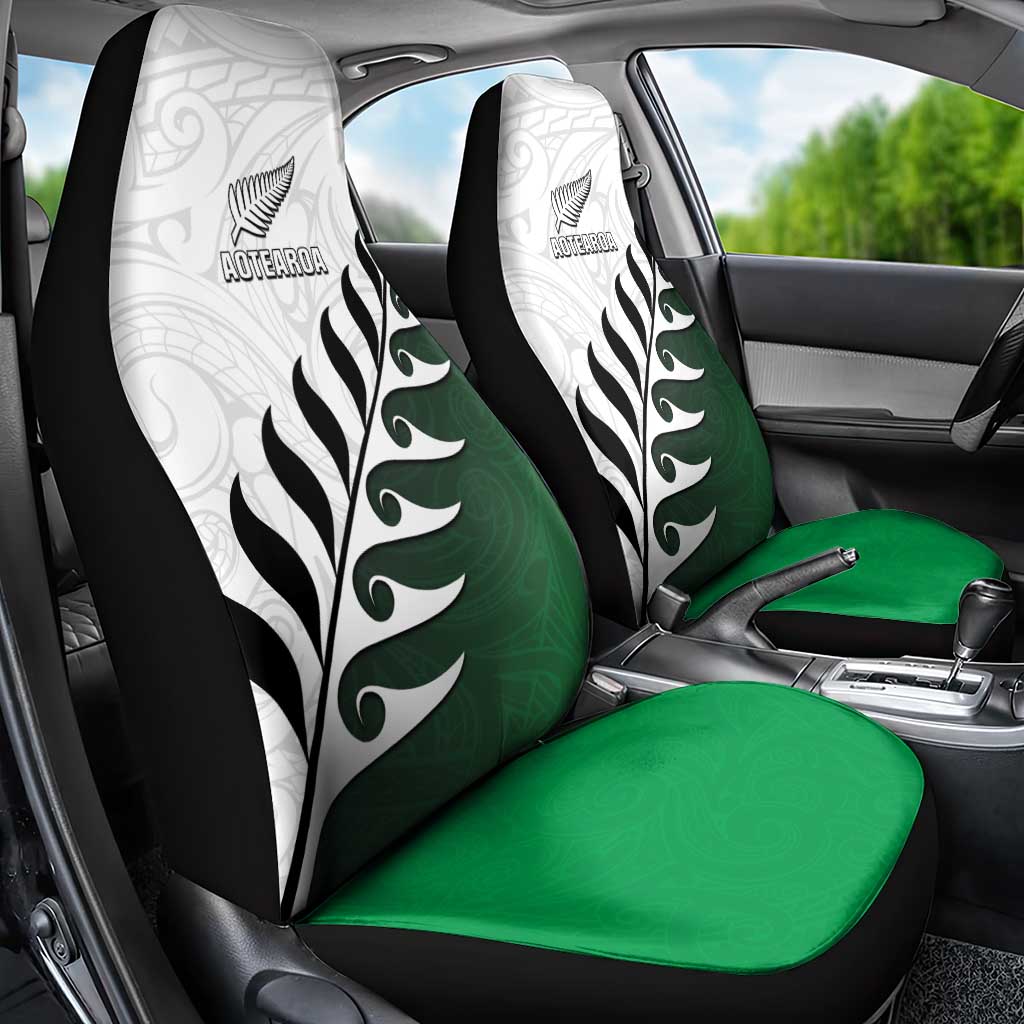 New Zealand Football Car Seat Cover Go Aotearoa LT05 - Polynesian Pride