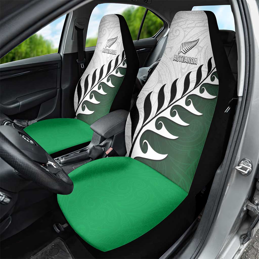 New Zealand Football Car Seat Cover Go Aotearoa LT05 - Polynesian Pride