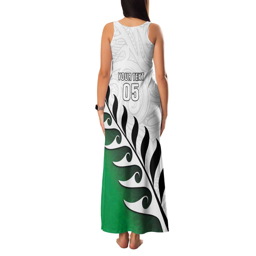 Custom New Zealand Football Family Matching Tank Maxi Dress and Hawaiian Shirt Go Aotearoa LT05 - Polynesian Pride