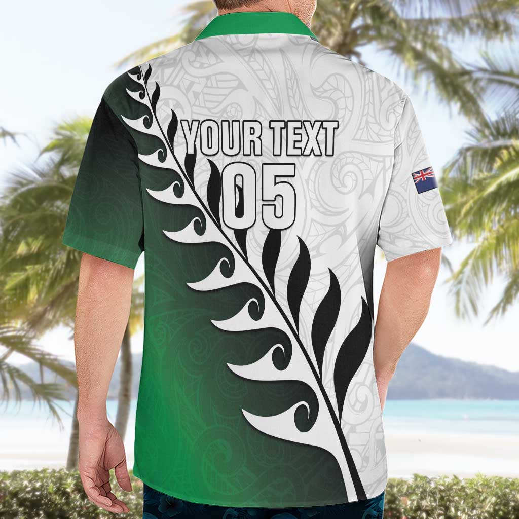 Custom New Zealand Football Hawaiian Shirt Go Aotearoa