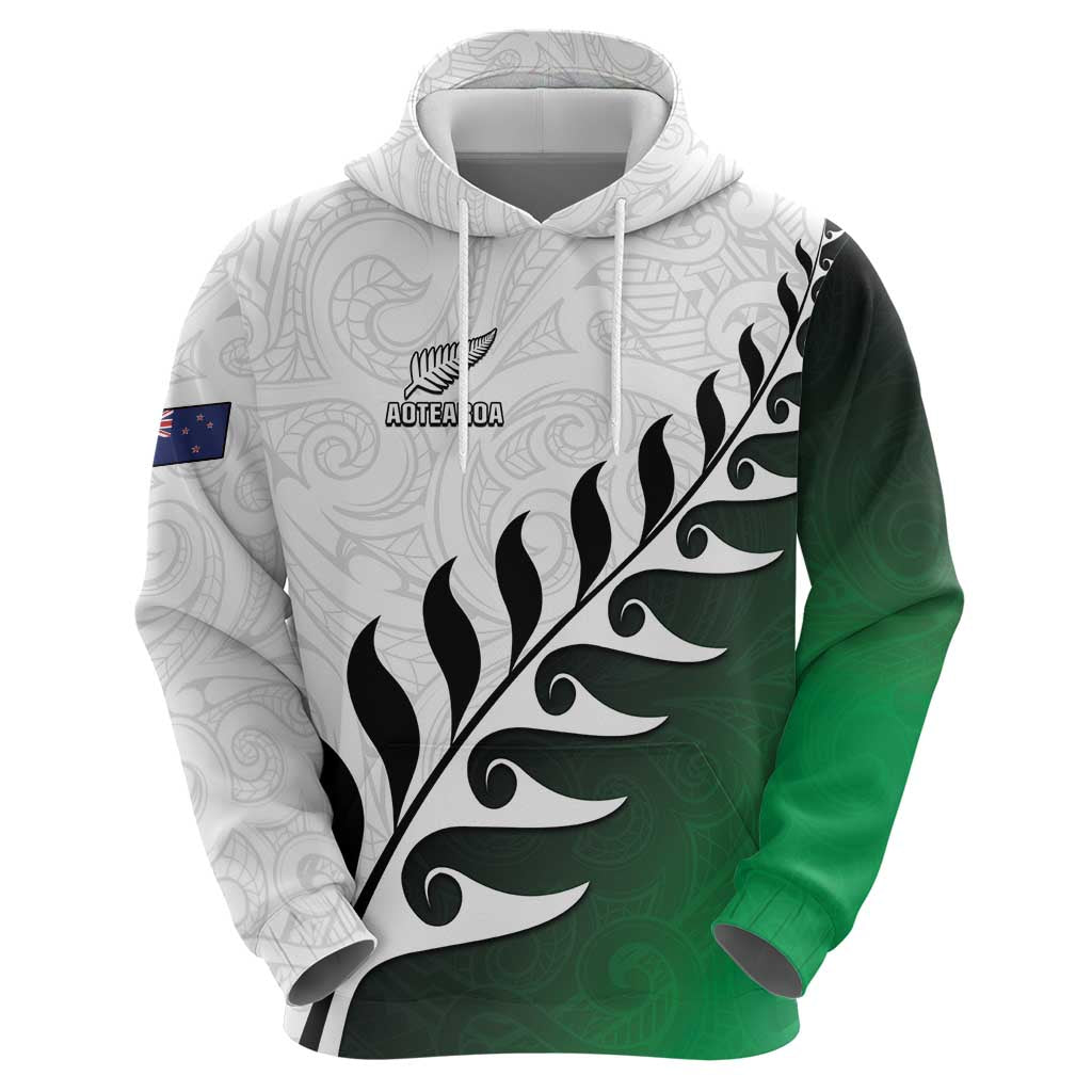Custom New Zealand Football Hoodie Go Aotearoa