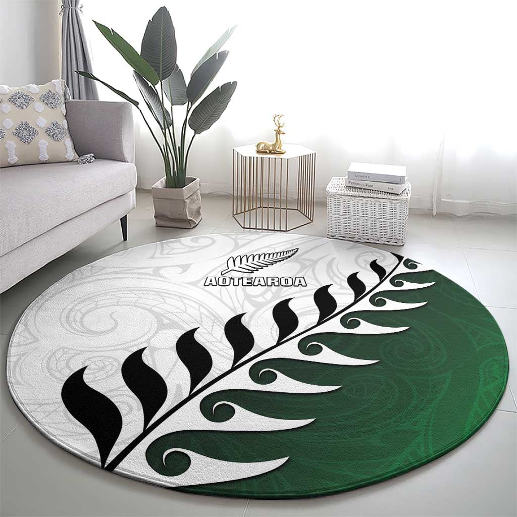 New Zealand Football Round Carpet Go Aotearoa LT05 - Polynesian Pride