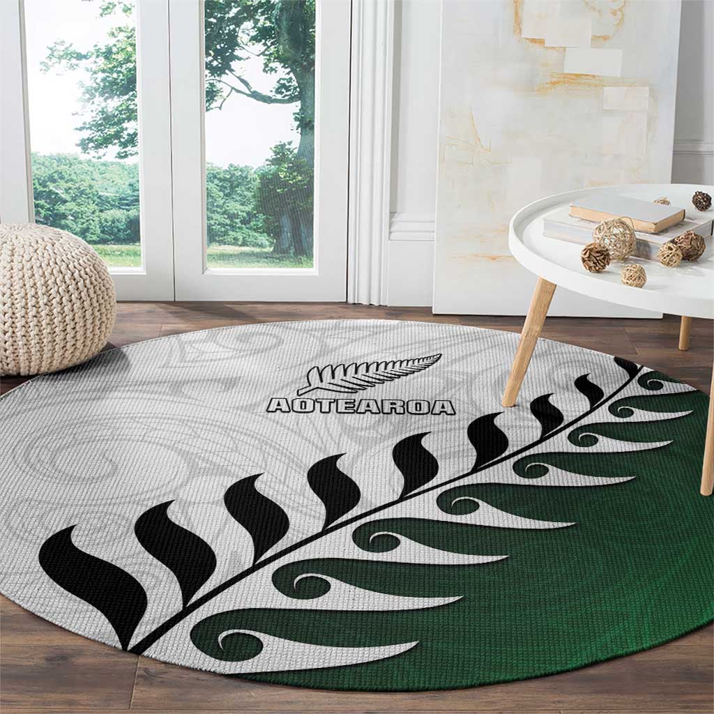 New Zealand Football Round Carpet Go Aotearoa LT05 - Polynesian Pride