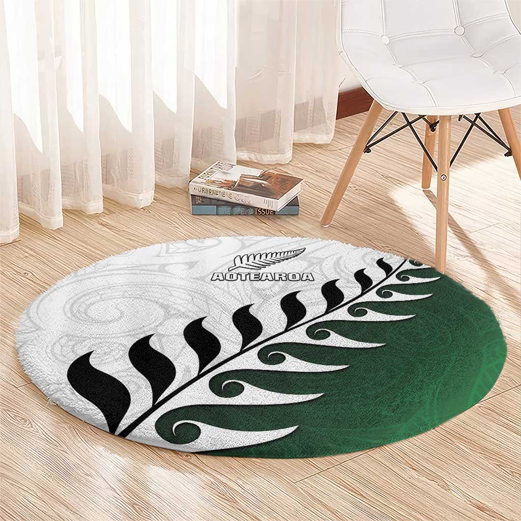 New Zealand Football Round Carpet Go Aotearoa LT05 - Polynesian Pride